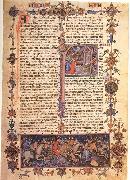 Bible of Matteo di Planisio, unknow artist